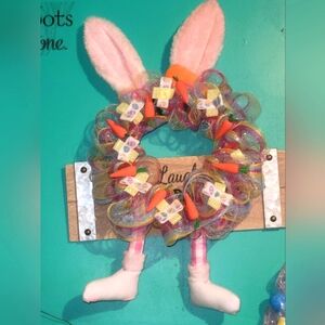 Bunny easter wreath